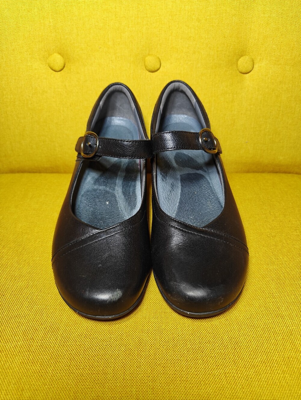 DANSKO Fawna Mary Jane Black Adjustable Buckle Closed-Toe Women's Shoes 10-10.5 - Picture 2 of 8